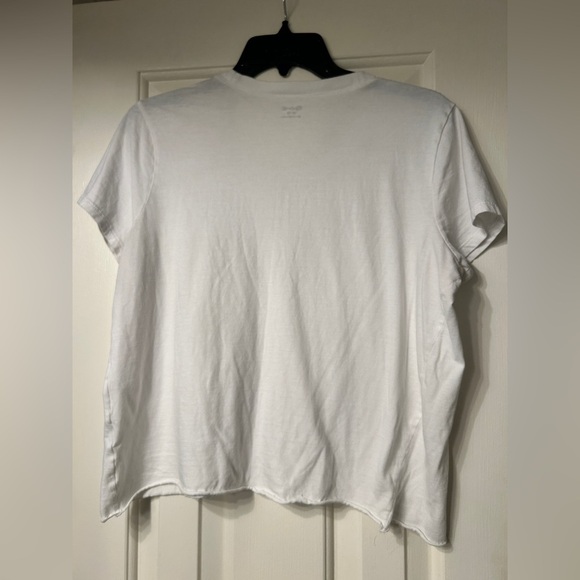 Madewell Slub Boxy-Crop Tee Medium - Picture 5 of 7